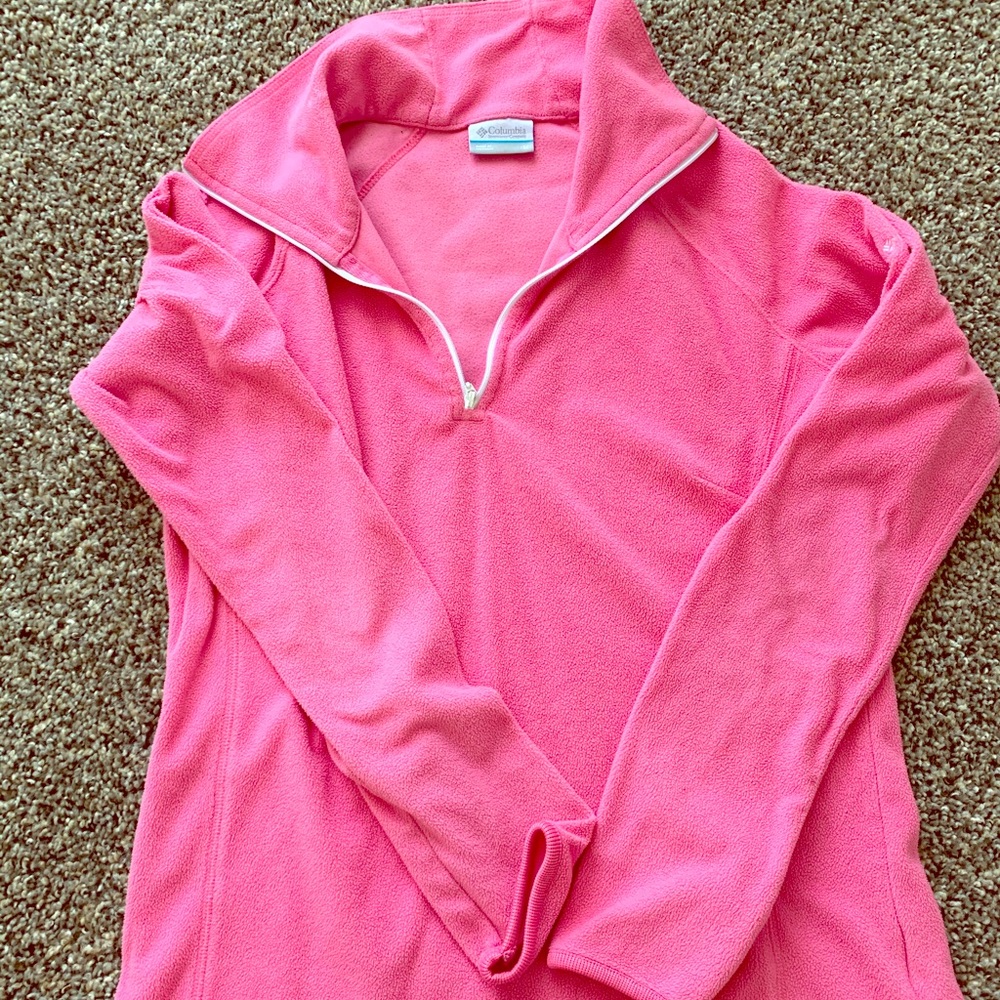 Columbia zip up fleece jacket